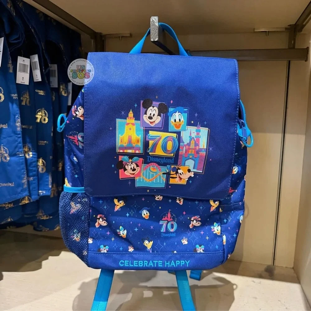 Disney Disneyland Resort 70th Anniversary Character Backpack